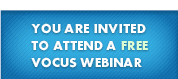 You are invited to attend a free Vocus webinar